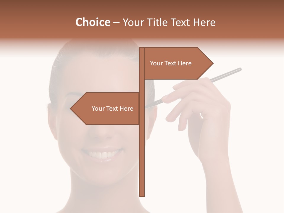 Beauty Closeup People PowerPoint Template