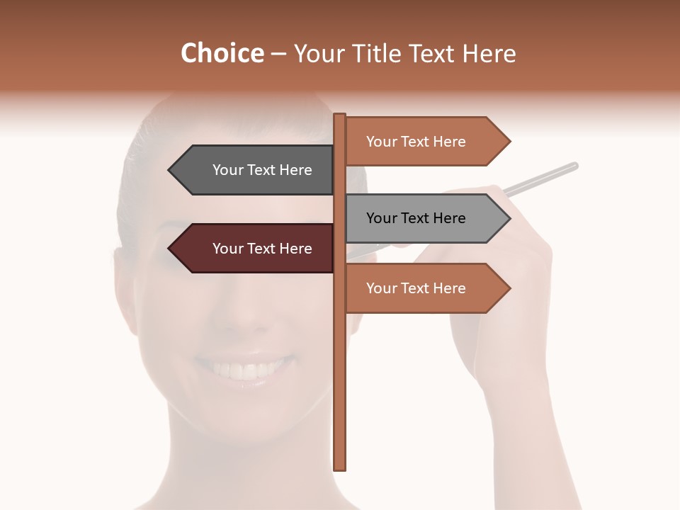 Beauty Closeup People PowerPoint Template