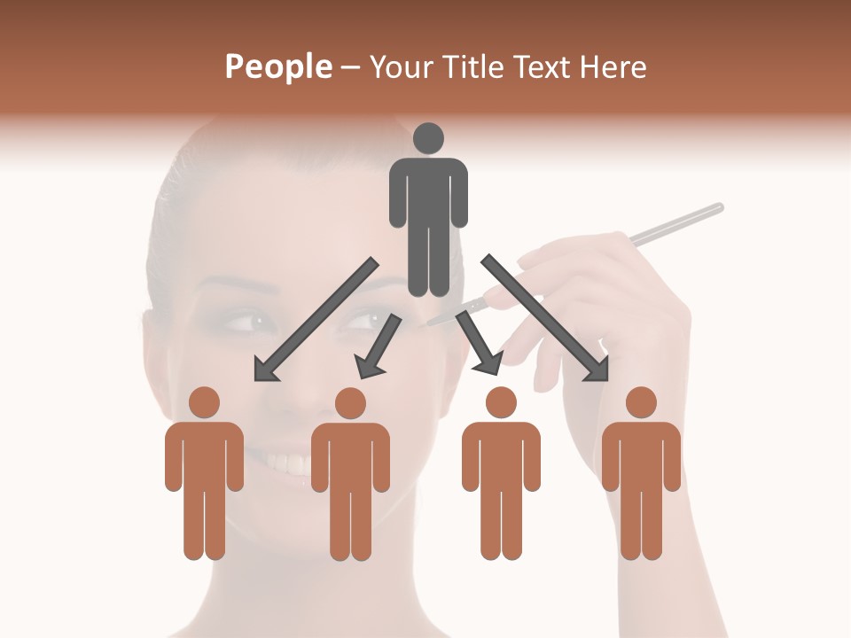 Beauty Closeup People PowerPoint Template