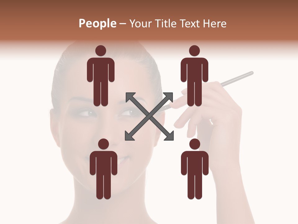 Beauty Closeup People PowerPoint Template
