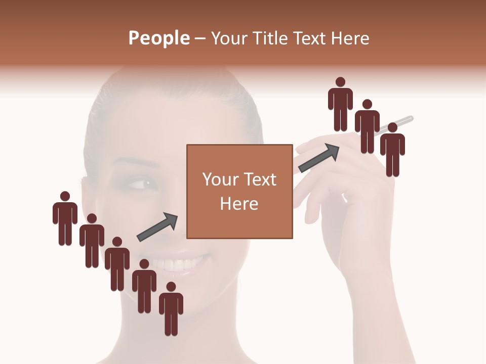 Beauty Closeup People PowerPoint Template