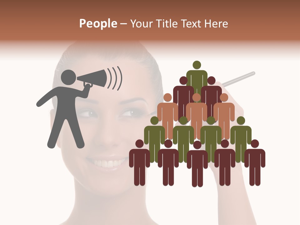 Beauty Closeup People PowerPoint Template
