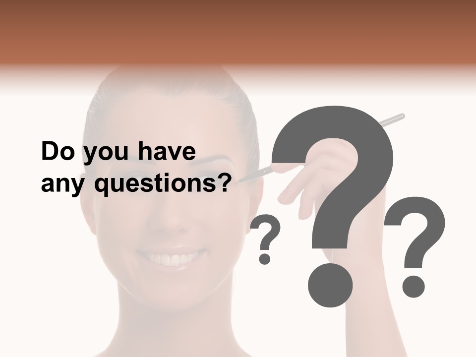 Beauty Closeup People PowerPoint Template