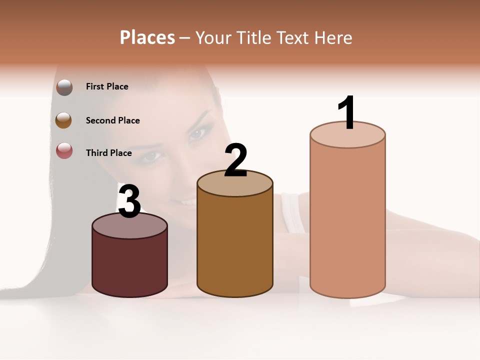 Health Close Girl PowerPoint Template