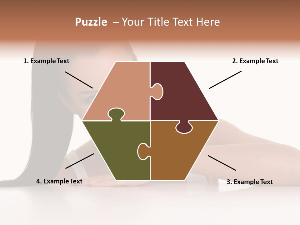 Health Close Girl PowerPoint Template