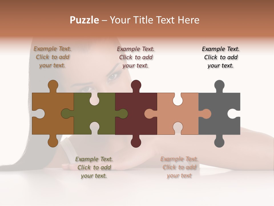 Health Close Girl PowerPoint Template