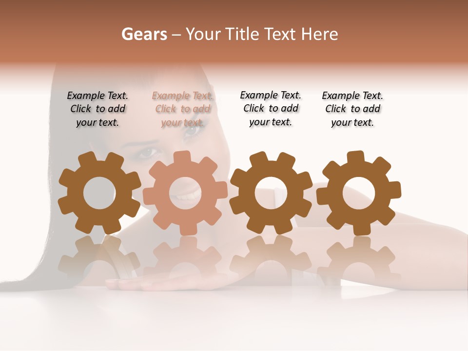 Health Close Girl PowerPoint Template