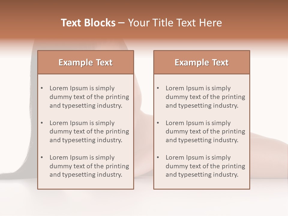 Health Close Girl PowerPoint Template