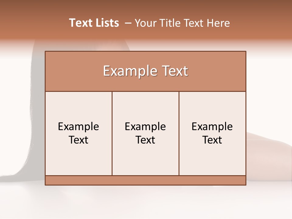 Health Close Girl PowerPoint Template