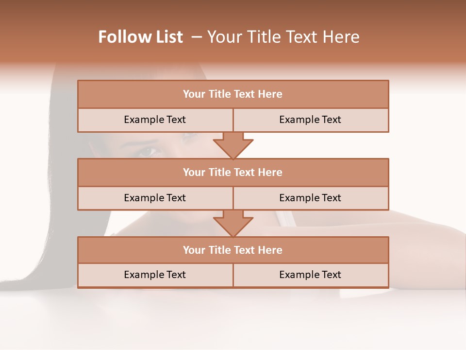 Health Close Girl PowerPoint Template