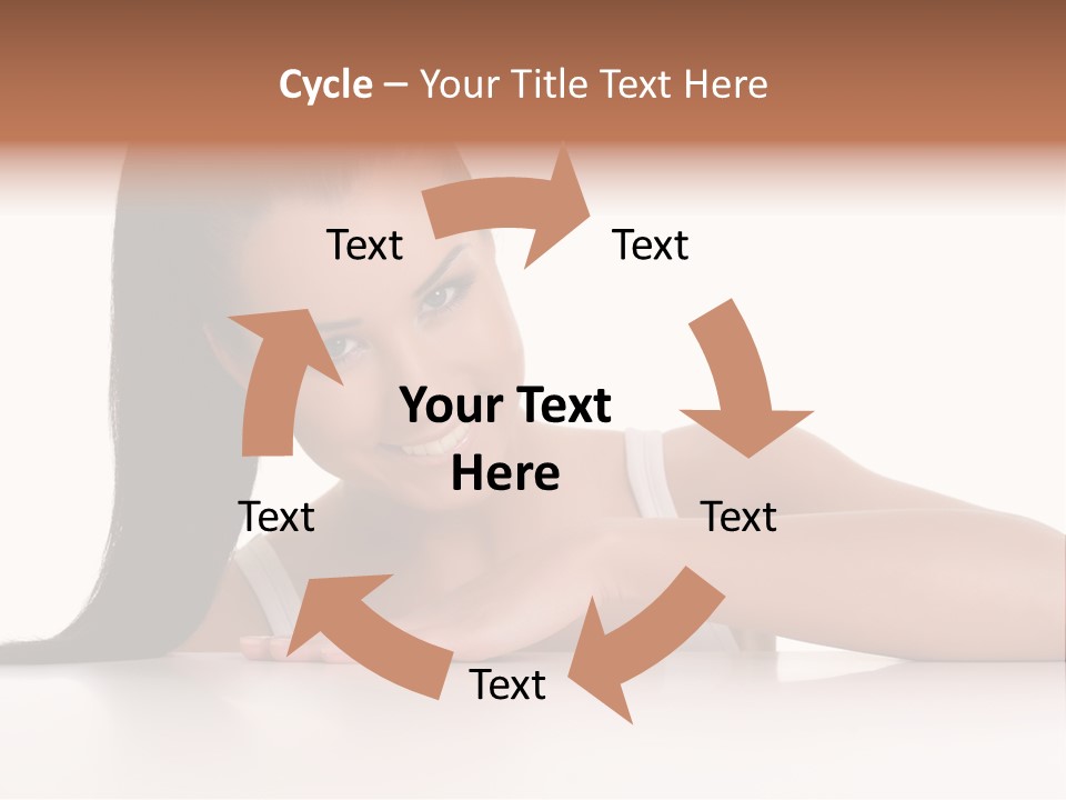 Health Close Girl PowerPoint Template