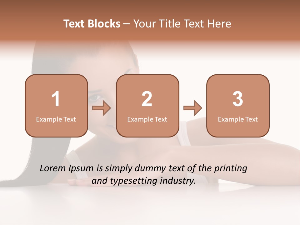 Health Close Girl PowerPoint Template