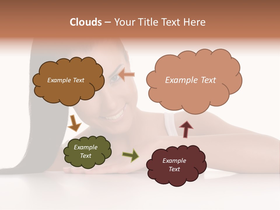 Health Close Girl PowerPoint Template