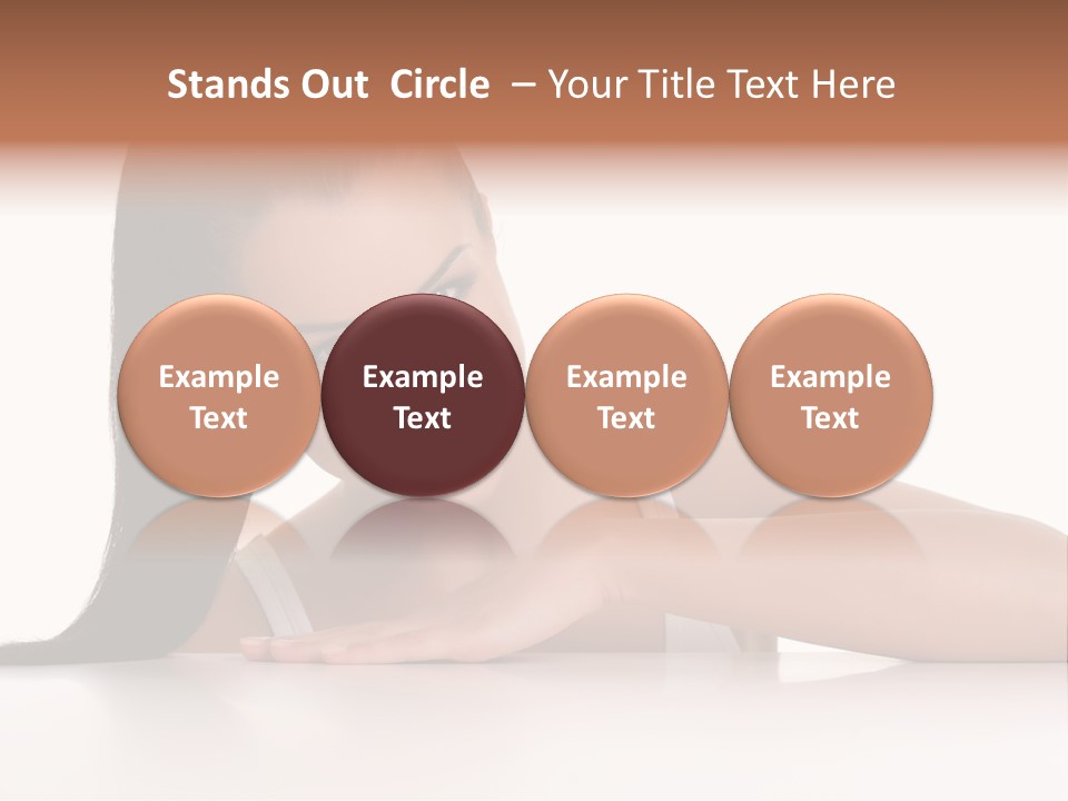 Health Close Girl PowerPoint Template