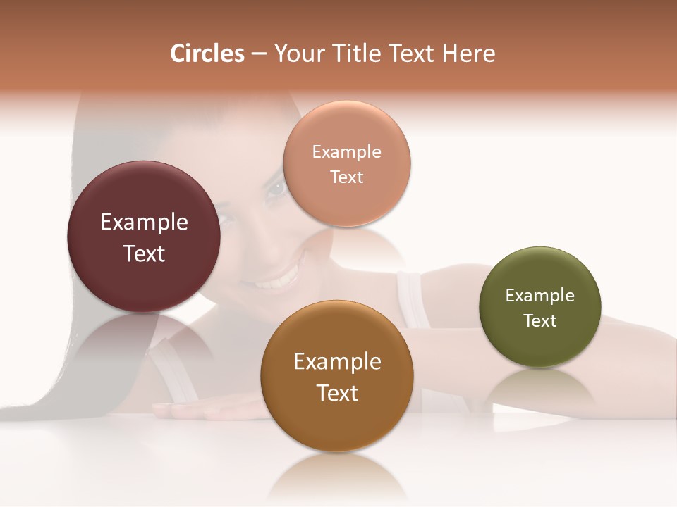 Health Close Girl PowerPoint Template