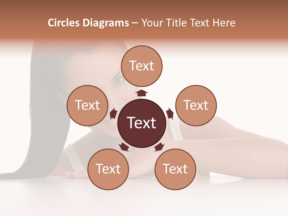 Health Close Girl PowerPoint Template