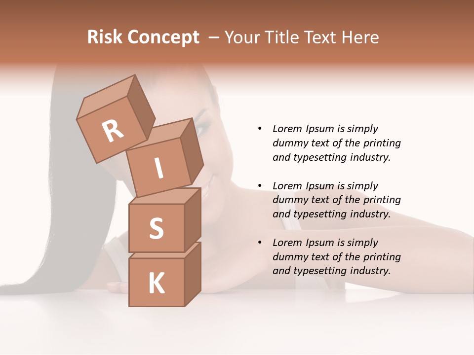 Health Close Girl PowerPoint Template