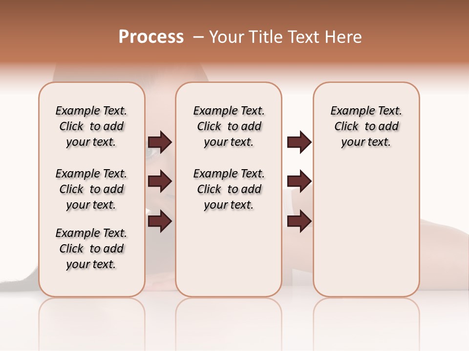 Health Close Girl PowerPoint Template