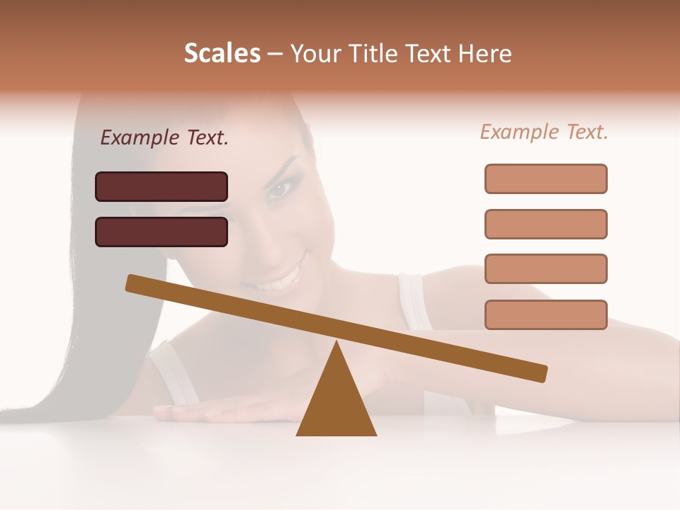 Health Close Girl PowerPoint Template