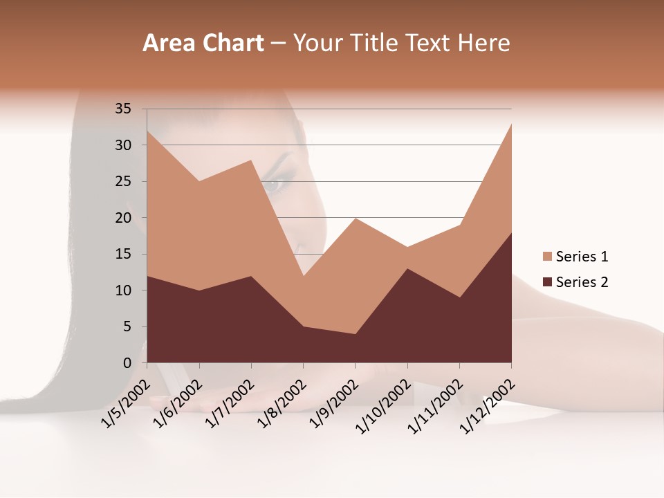 Health Close Girl PowerPoint Template