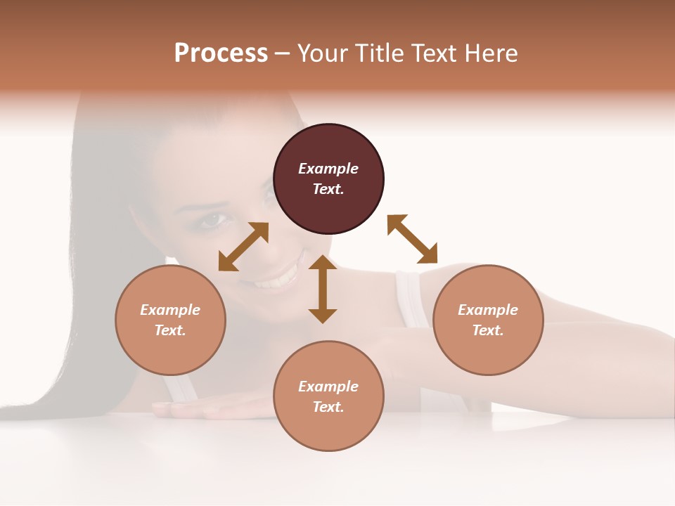 Health Close Girl PowerPoint Template