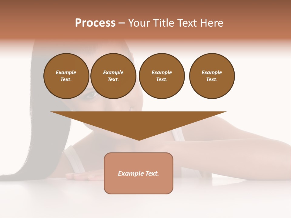 Health Close Girl PowerPoint Template