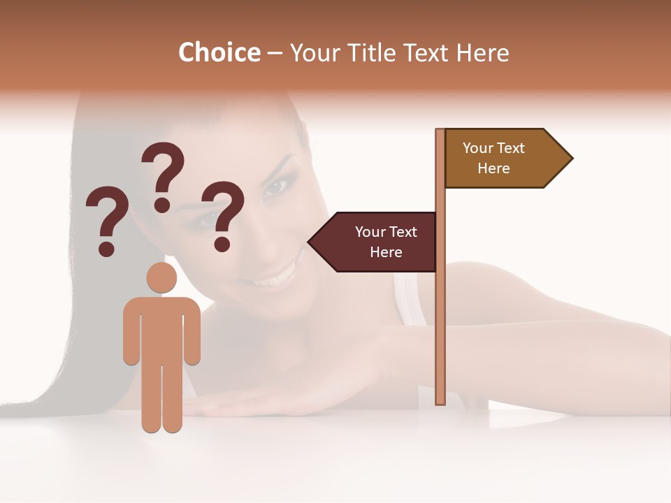 Health Close Girl PowerPoint Template