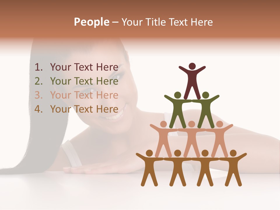 Health Close Girl PowerPoint Template