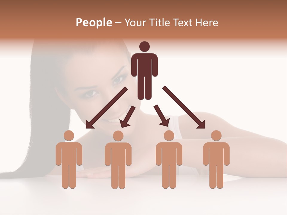 Health Close Girl PowerPoint Template