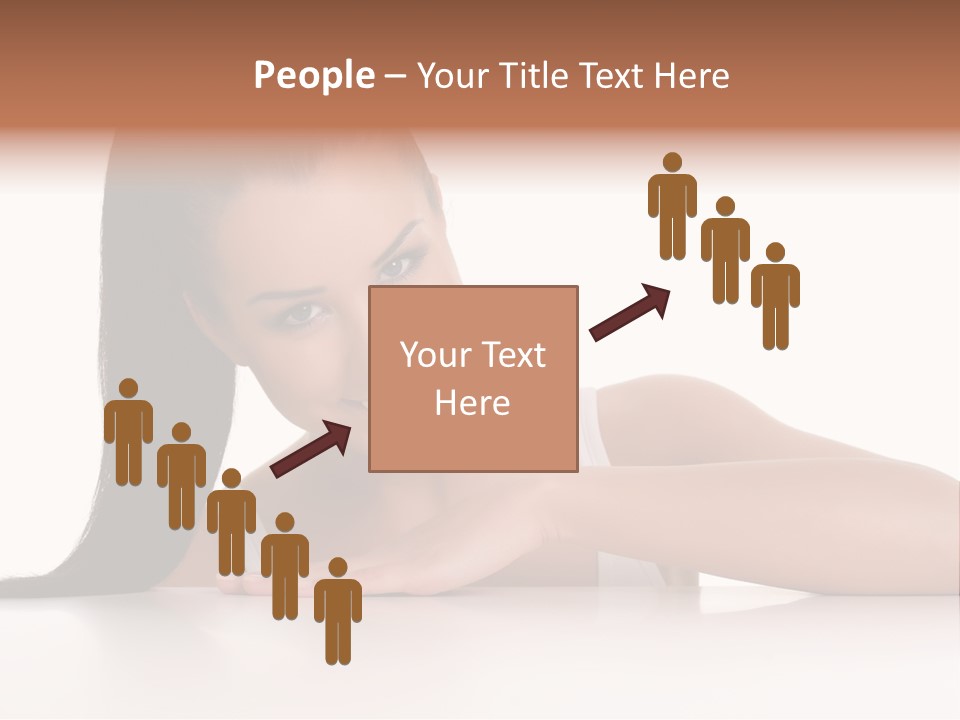 Health Close Girl PowerPoint Template