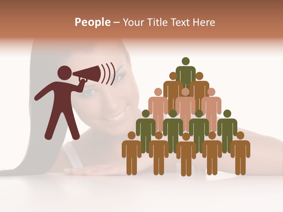 Health Close Girl PowerPoint Template