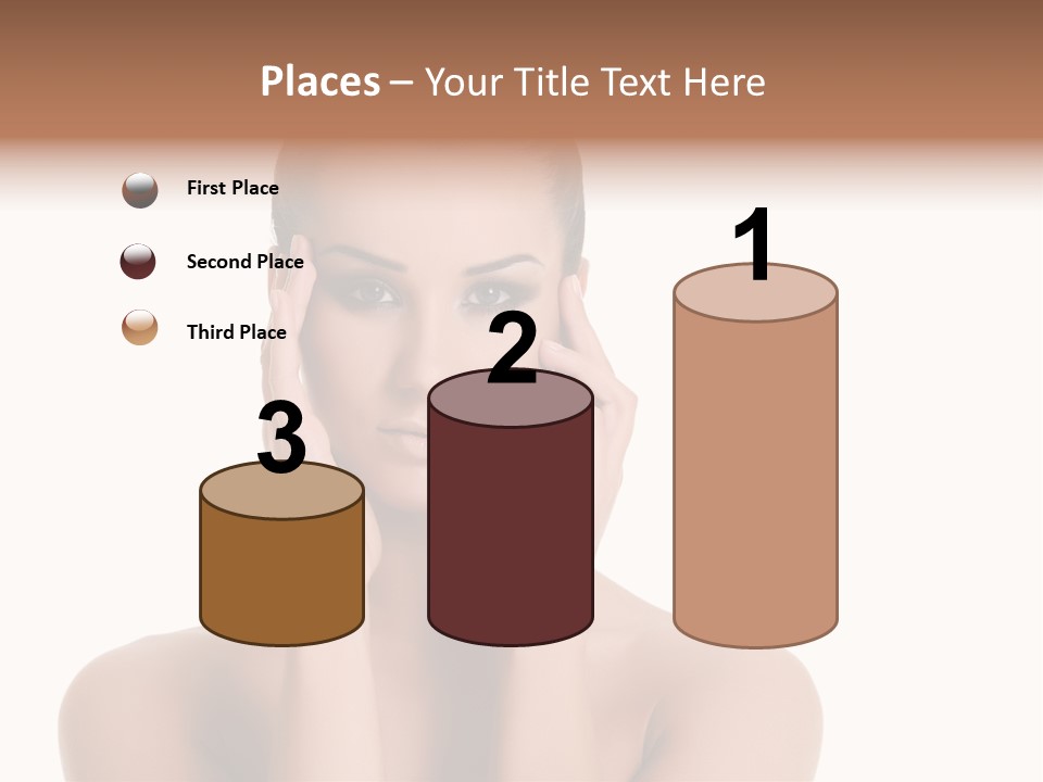 Woman Portrait Face PowerPoint Template