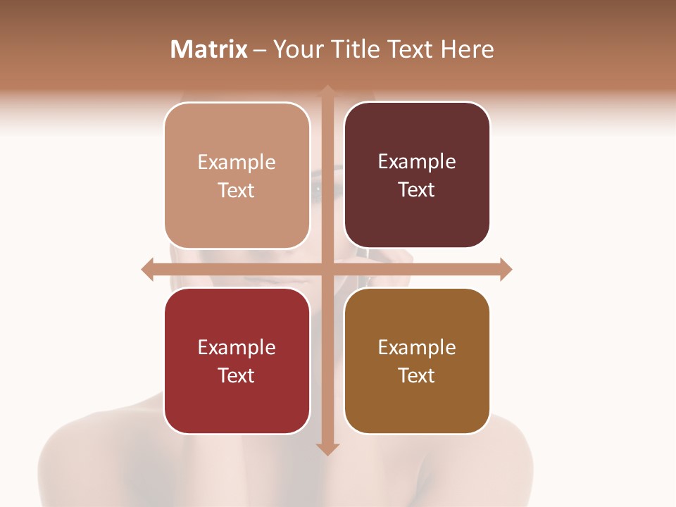 Woman Portrait Face PowerPoint Template