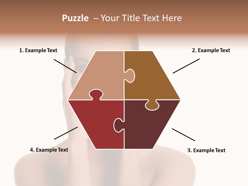 Woman Portrait Face PowerPoint Template