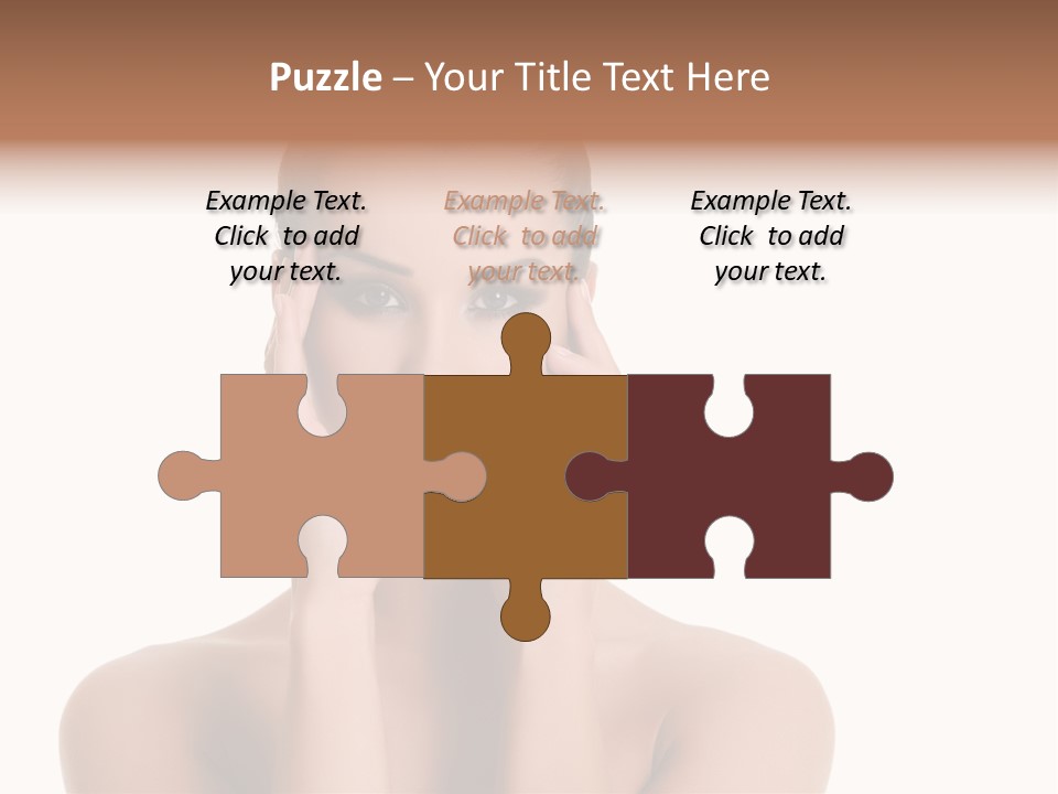 Woman Portrait Face PowerPoint Template