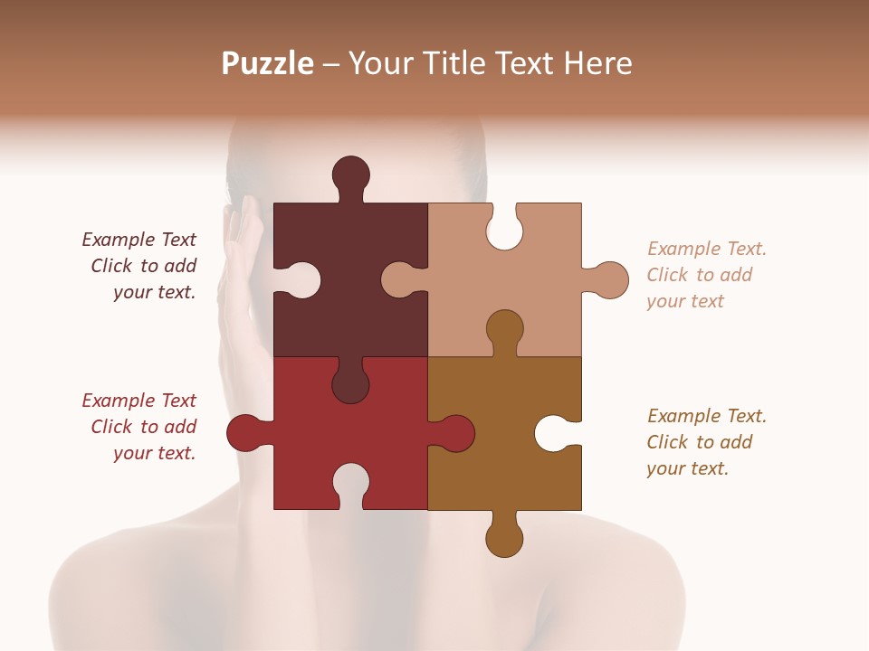 Woman Portrait Face PowerPoint Template