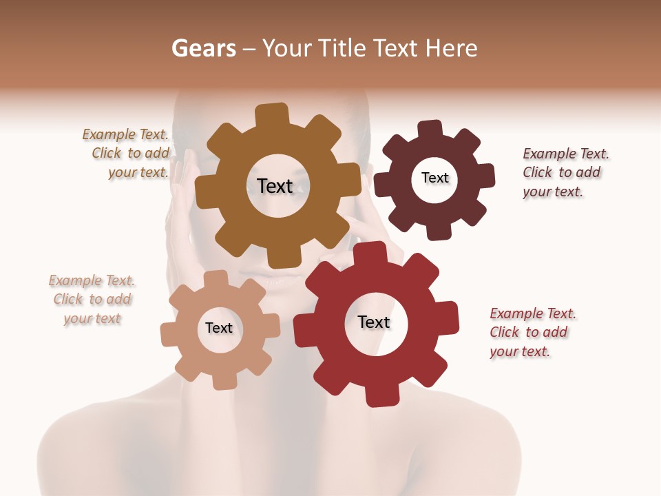 Woman Portrait Face PowerPoint Template