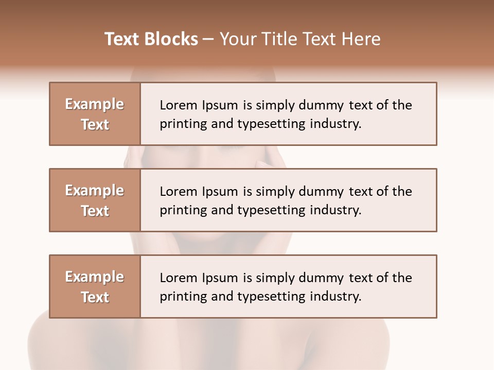 Woman Portrait Face PowerPoint Template