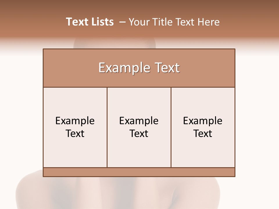 Woman Portrait Face PowerPoint Template