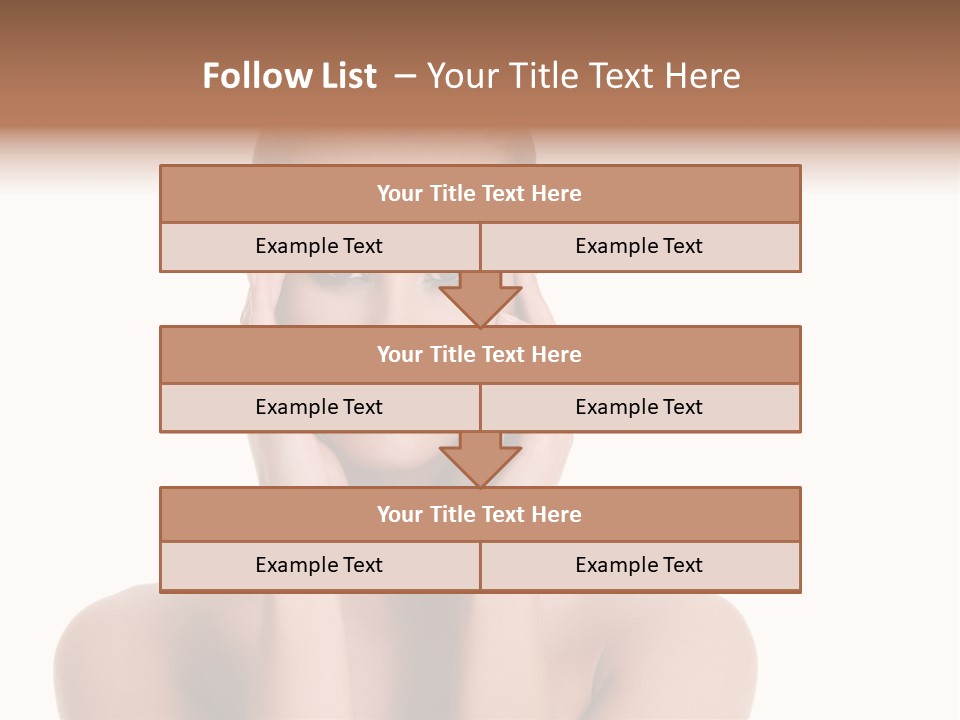 Woman Portrait Face PowerPoint Template