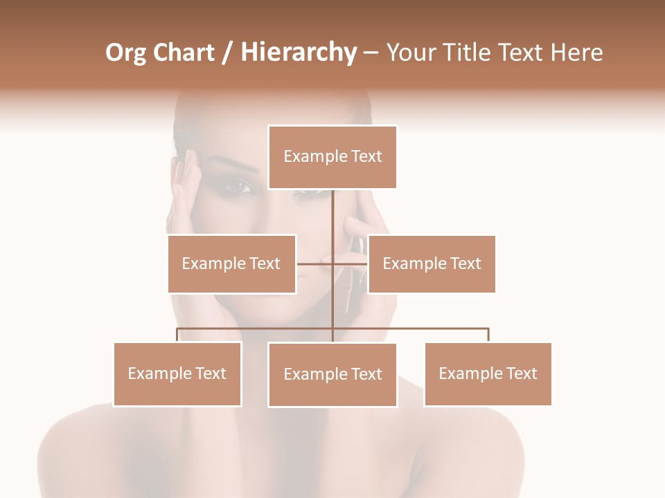 Woman Portrait Face PowerPoint Template