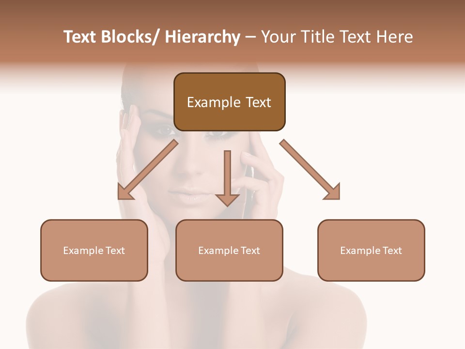 Woman Portrait Face PowerPoint Template