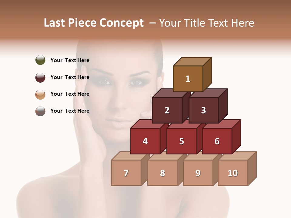 Woman Portrait Face PowerPoint Template