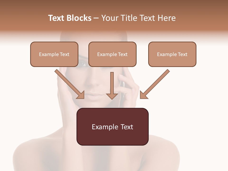 Woman Portrait Face PowerPoint Template