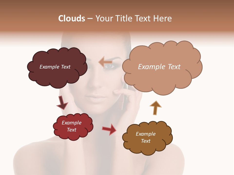 Woman Portrait Face PowerPoint Template