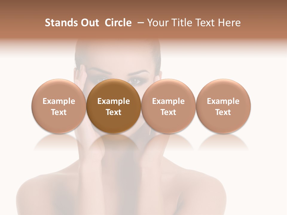 Woman Portrait Face PowerPoint Template