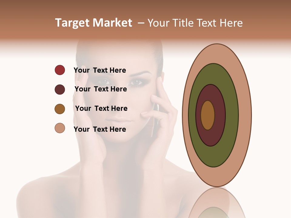 Woman Portrait Face PowerPoint Template