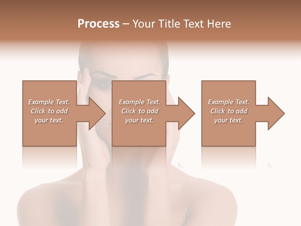 Woman Portrait Face PowerPoint Template