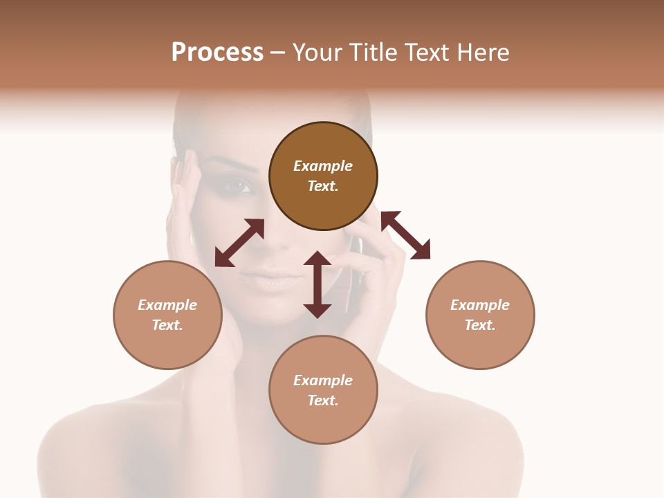 Woman Portrait Face PowerPoint Template