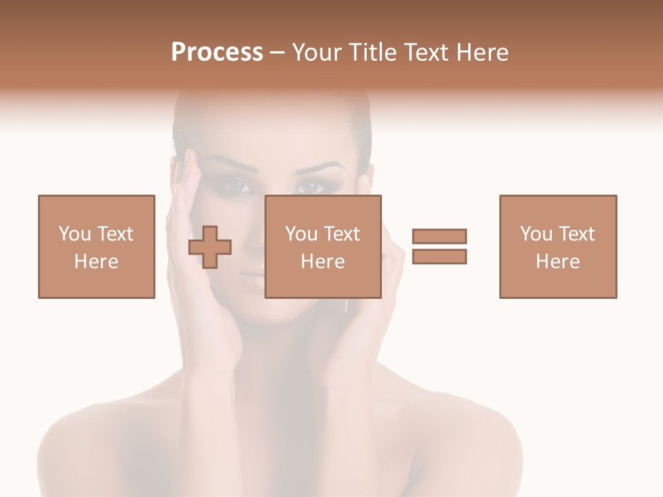 Woman Portrait Face PowerPoint Template